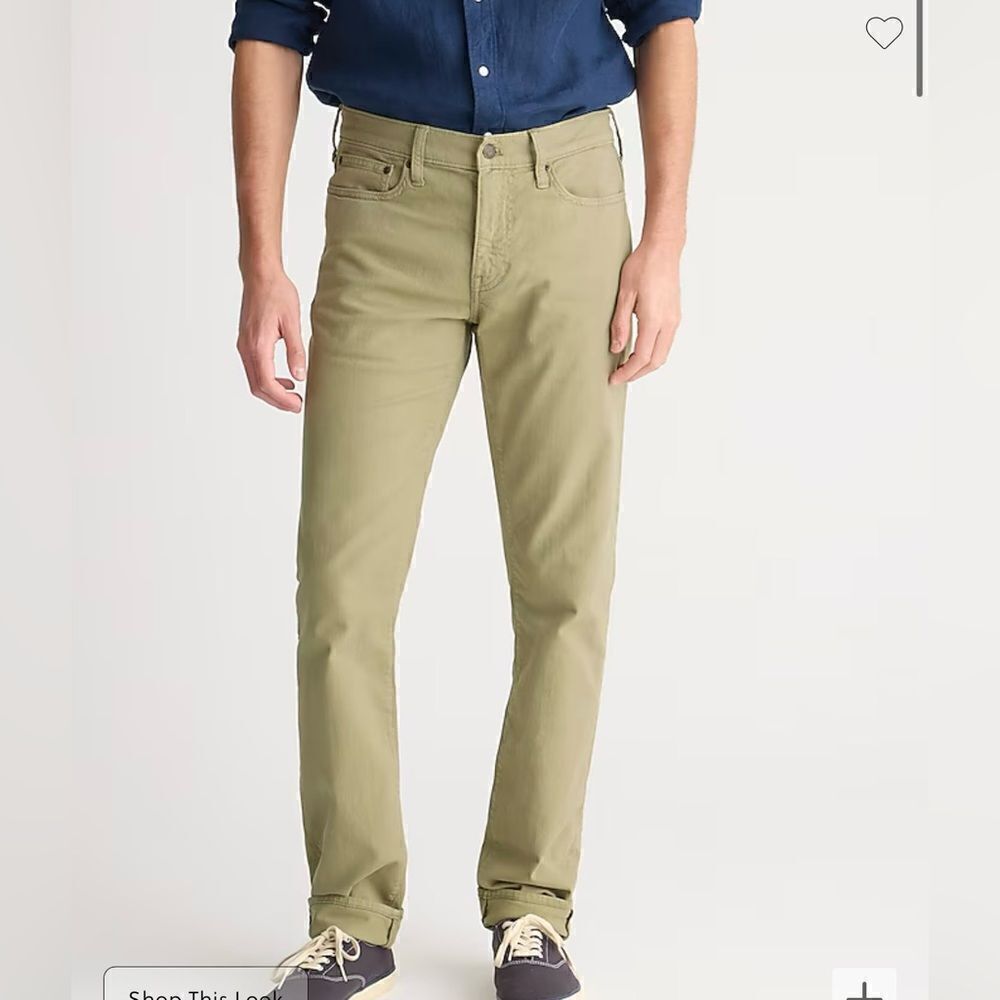 J.Crew 484 Slim-fit garment-dyed five-pocket pant